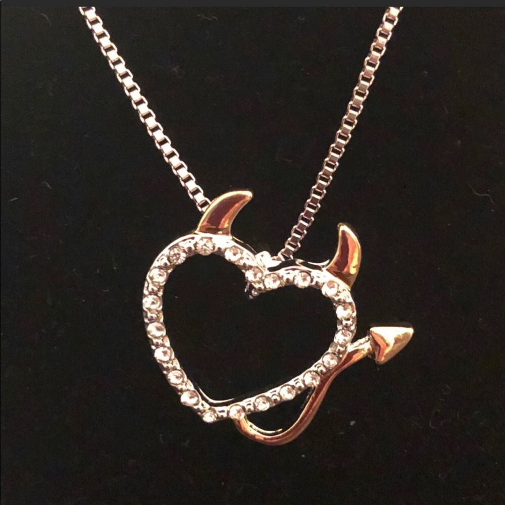 😀Adorable Naughty & Nice Necklace